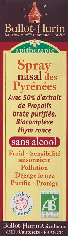 Spray nasal des Pyrénées ss alcool 15ml Spray nasal des Pyrénées ss alcool 15ml